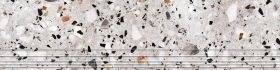 NR0371 K Ступень Terrazzo Nova Серая 30x120